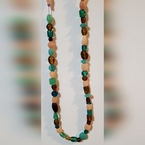 Necklace bead multi color